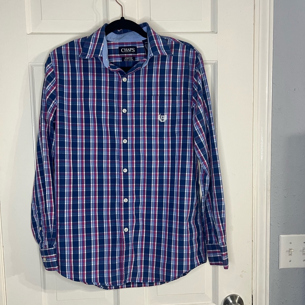 Chaps Men's Multicolor Plaid Button-Down Shirt